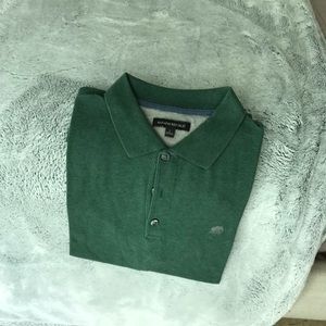 Banana Republic Heather Green Polo EUC